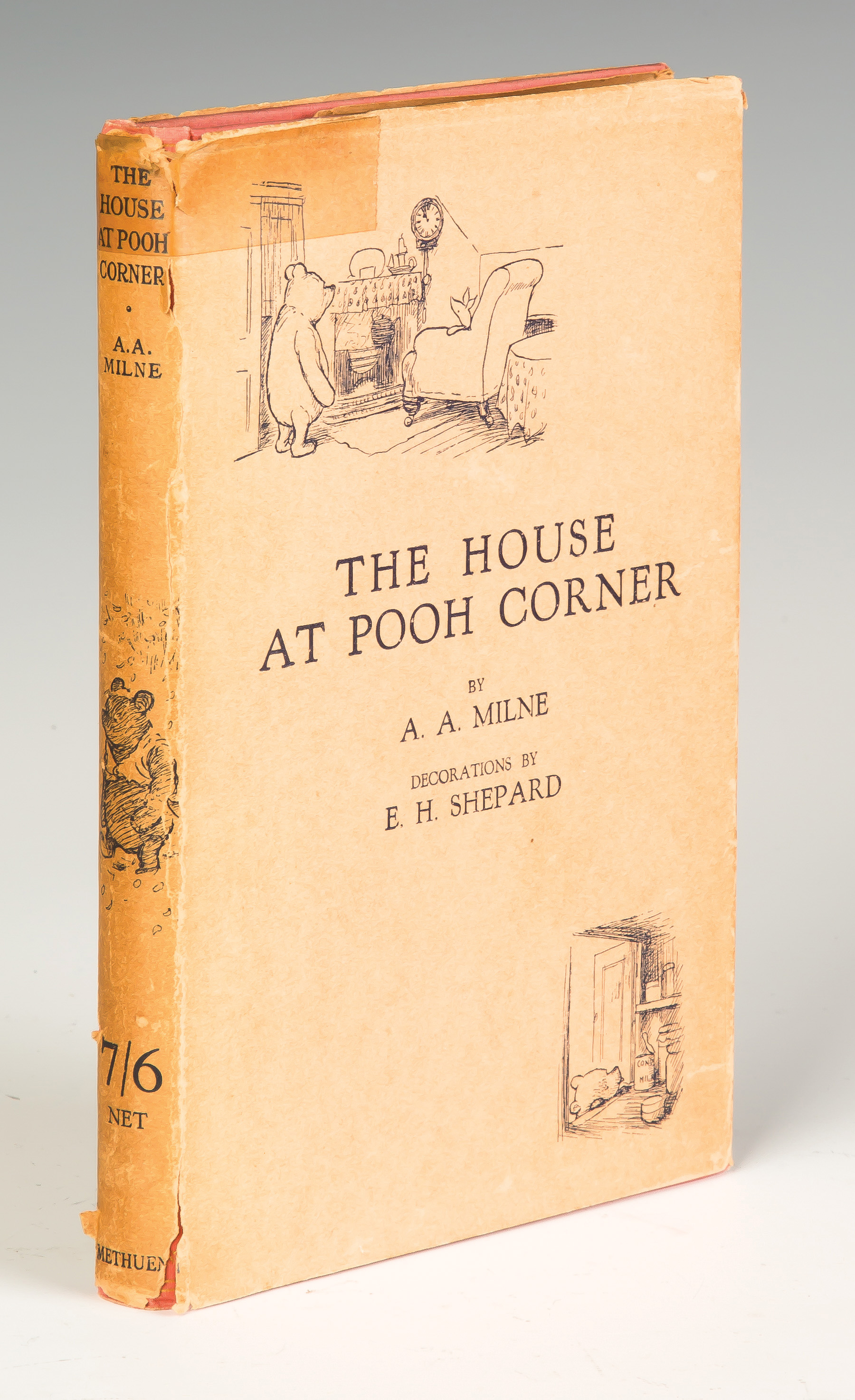 Appraisal: House at Pooh Corner by A A Milne Decorations by