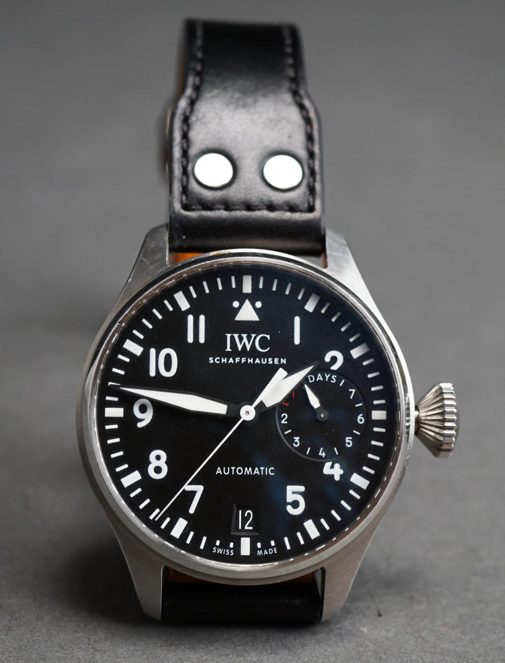 Appraisal: IWC International Watch Company Stainless Steel Big Pilot's Automatic Wristwatch