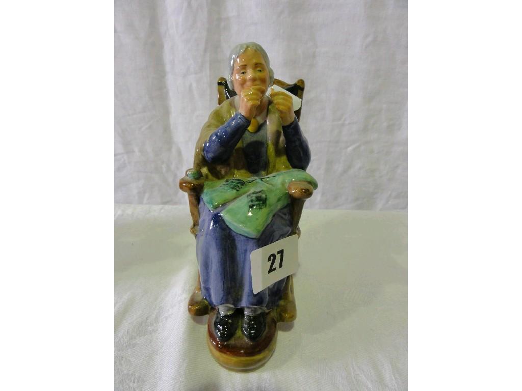 Appraisal: A Royal Doulton figure 'A Stitch in Time' HN