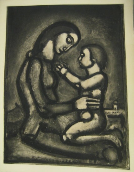 Appraisal: GOERGES ROUAULT Bella matribus detestata Etching aquatint and roulette x