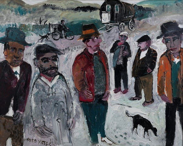 Appraisal: Fred Yates British - Travelling Peoplesigned lower left oils on