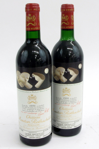 Appraisal: EIGHT BOTTLES OF FRENCH RED BORDEAU WINE Chateau Mouton Rothschild