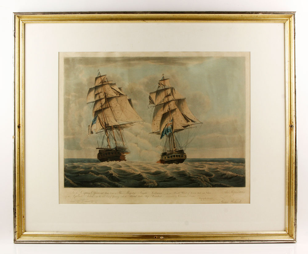 Appraisal: - Richards Majesty's Frigate Endymion Engraving Thomas Richards To the