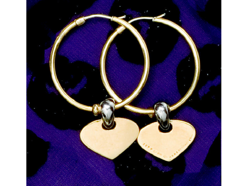 Appraisal: MARINA B HOOP EARRINGS k yellow gold Marina B hoop