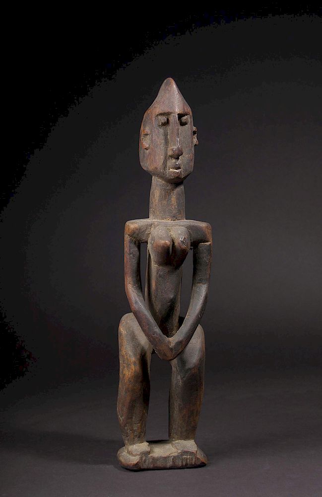 Appraisal: EARLY TH C DOGON WAKARA STYLE STANDING FEMALE EARLY TH