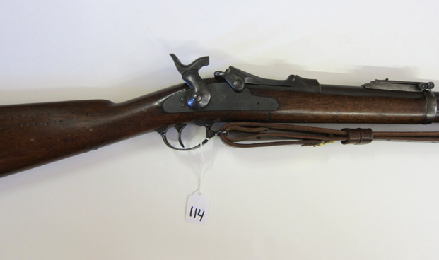 Appraisal: U S SPRINGFIELD MODEL TRAPDOOR RIFLE - caliber barrel blued