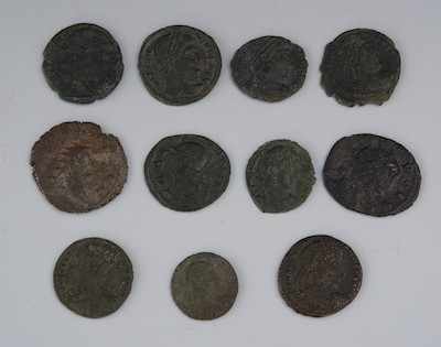 Appraisal: A Small Collection of Bronze Roman Empire Coins A D