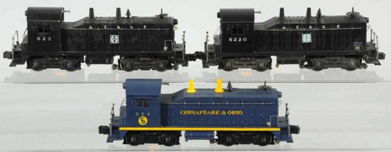 Appraisal: Lot of GP O- Gauge Train Engines American Post-war Includes