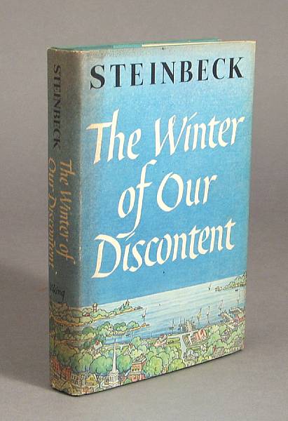 Appraisal: STEINBECK JOHN The Winter of Our Discontent New York Viking