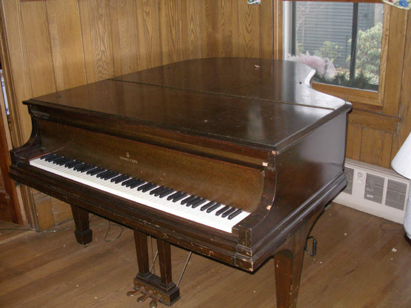 Appraisal: Steinway Baby Grand Piano mahogany SR style XR - NOT