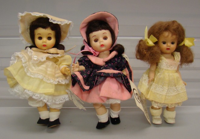 Appraisal: Lot of HP dolls Pair of tagged Rothchild Betsy McCall