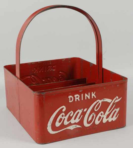 Appraisal: Metal Coca-Cola Carry-All Dispenser Description Probably used in ballparks to