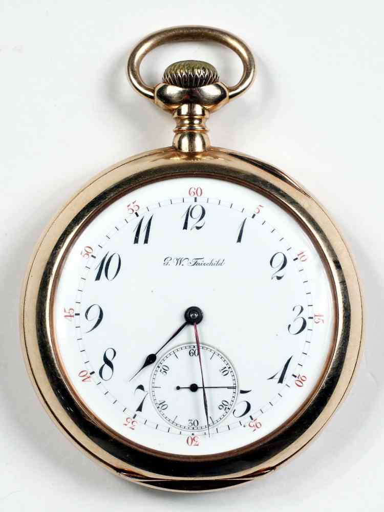 Appraisal: GENT'S POCKET WATCH - Heavy K rose gold open face