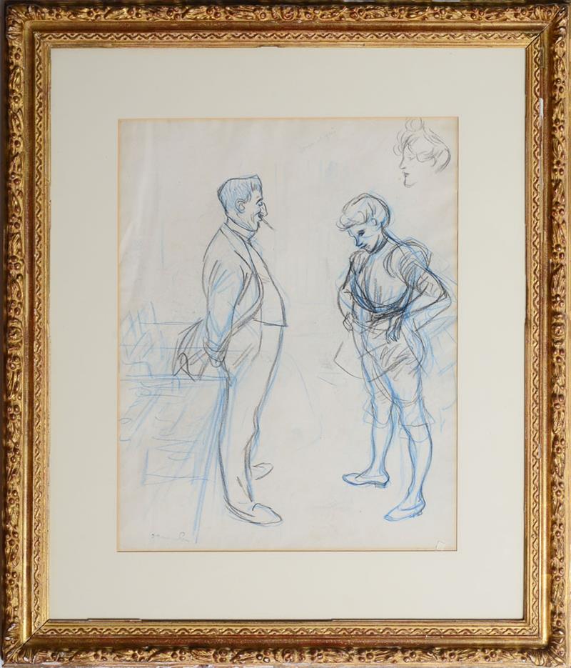 Appraisal: ATTRIBUTED TO TH OPHILE-ALEXANDRE STEINLEN - STUDIES AND STUDY FOR