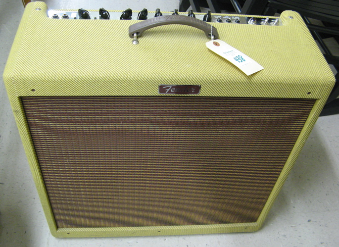 Appraisal: FENDER BLUES DEVILLE GUITAR AMPLIFIER WITH FOOTSWITCH amp serial no