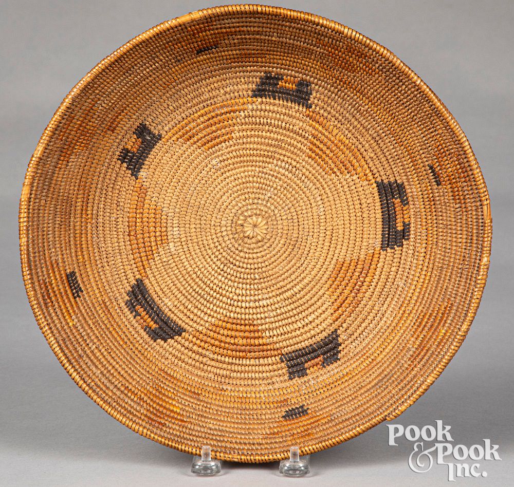 Appraisal: Native American Indian mission basket Southern California Native American Indian