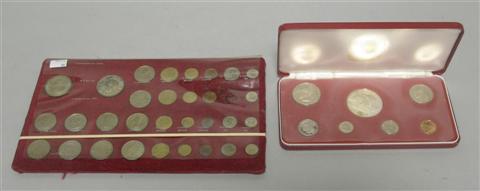 Appraisal: TWELVE LIBERIAN PROOF SETS Each set with seven coins displaying