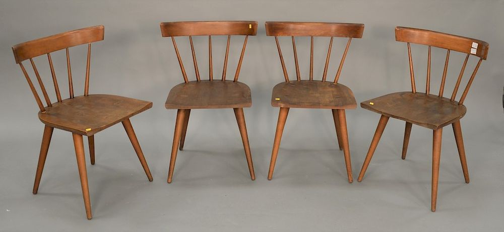 Appraisal: Four Paul McCobb Planner Group dining chairs Four Paul McCobb