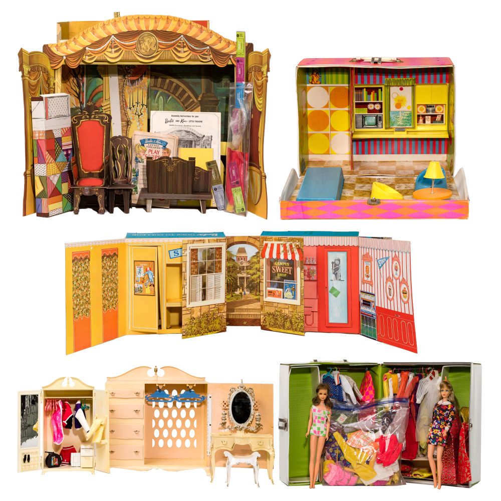 Appraisal: MATTEL DOLL PLAY SET AND ACCESSORY COLLECTION dolls having applied