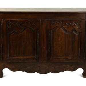 Appraisal: A Louis XV Provincial Style Two-Door Server th Century Height