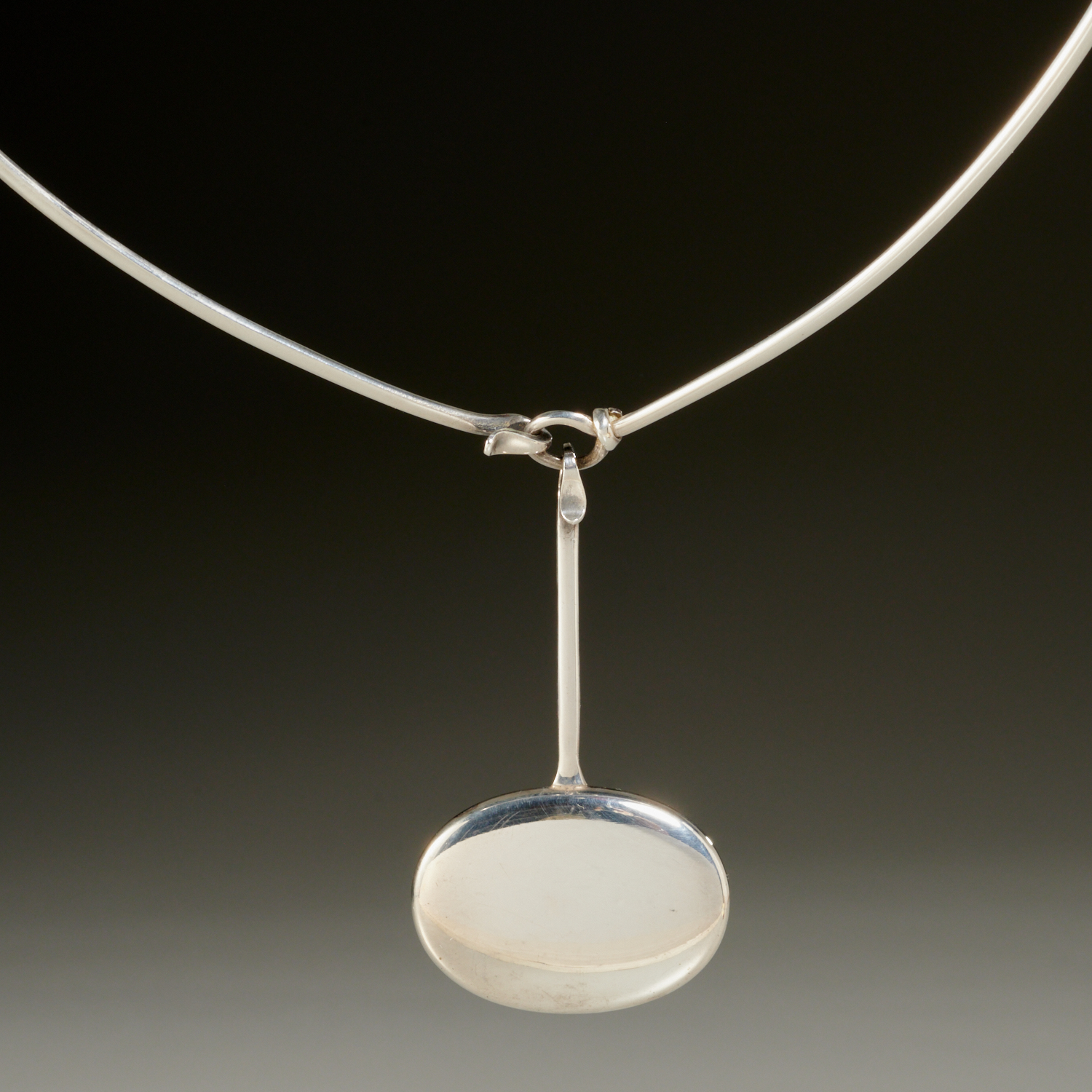 Appraisal: VIVIANNA TORUN BULOW-HUBE NECKLACE AND PENDANT c s Sweden Denmark