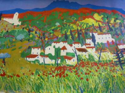 Appraisal: MICHAEL SAVILLE Redoin Provence France signed and inscribed verso x