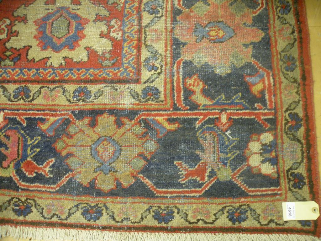 Appraisal: A Heriz type carpet circa - very worn