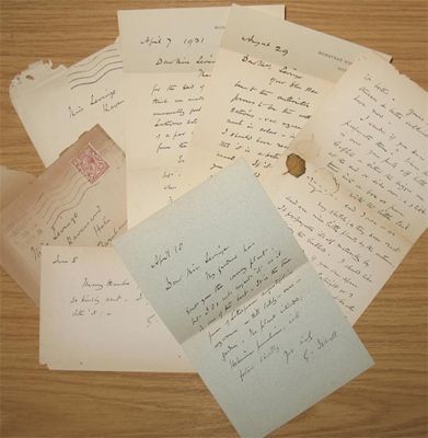 Appraisal: Jekyll Gertrude Four Autograph Letters and a postcard signed all