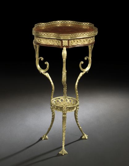 Appraisal: Napoleon III Kingwood and Gilt-Metal Occasional Table in the Empire