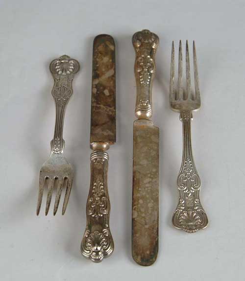 Appraisal: -PIECE PARTIAL STERLING FLATWARE SERVICE KING PATTERN BY DOMINICK HAFF