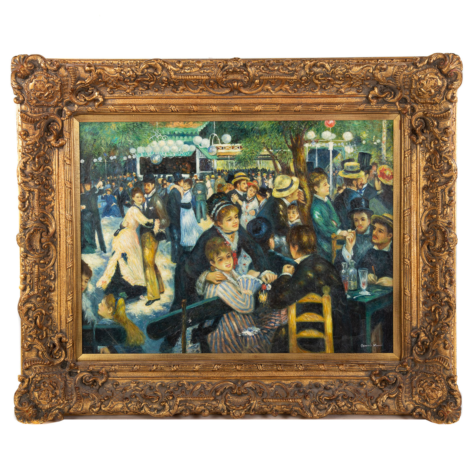 Appraisal: AFTER RENOIR BAL DU MOULIN DE LA GALETTE OIL Oil