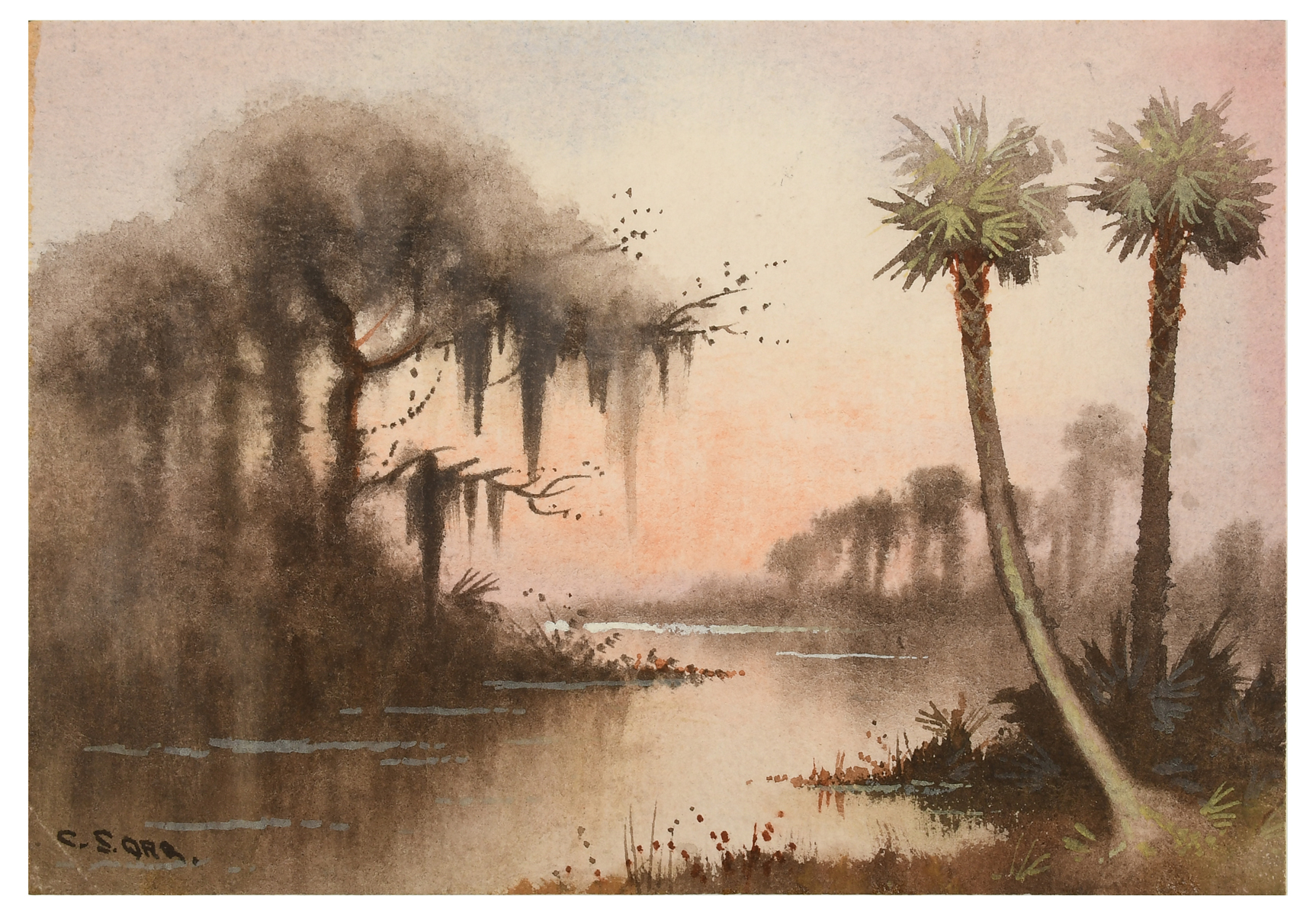 Appraisal: ORR C S American th Century Misty Tomoka River Florida