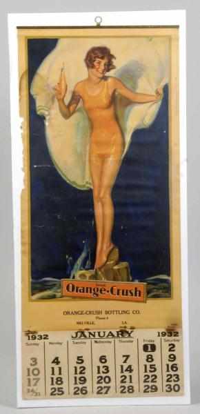 Appraisal: Orange Crush Calendar Description Features a full pad Some rust