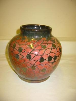 Appraisal: A ROYAL LANCASTRIAN POTTERY VASE by Gladys Rogers of circular