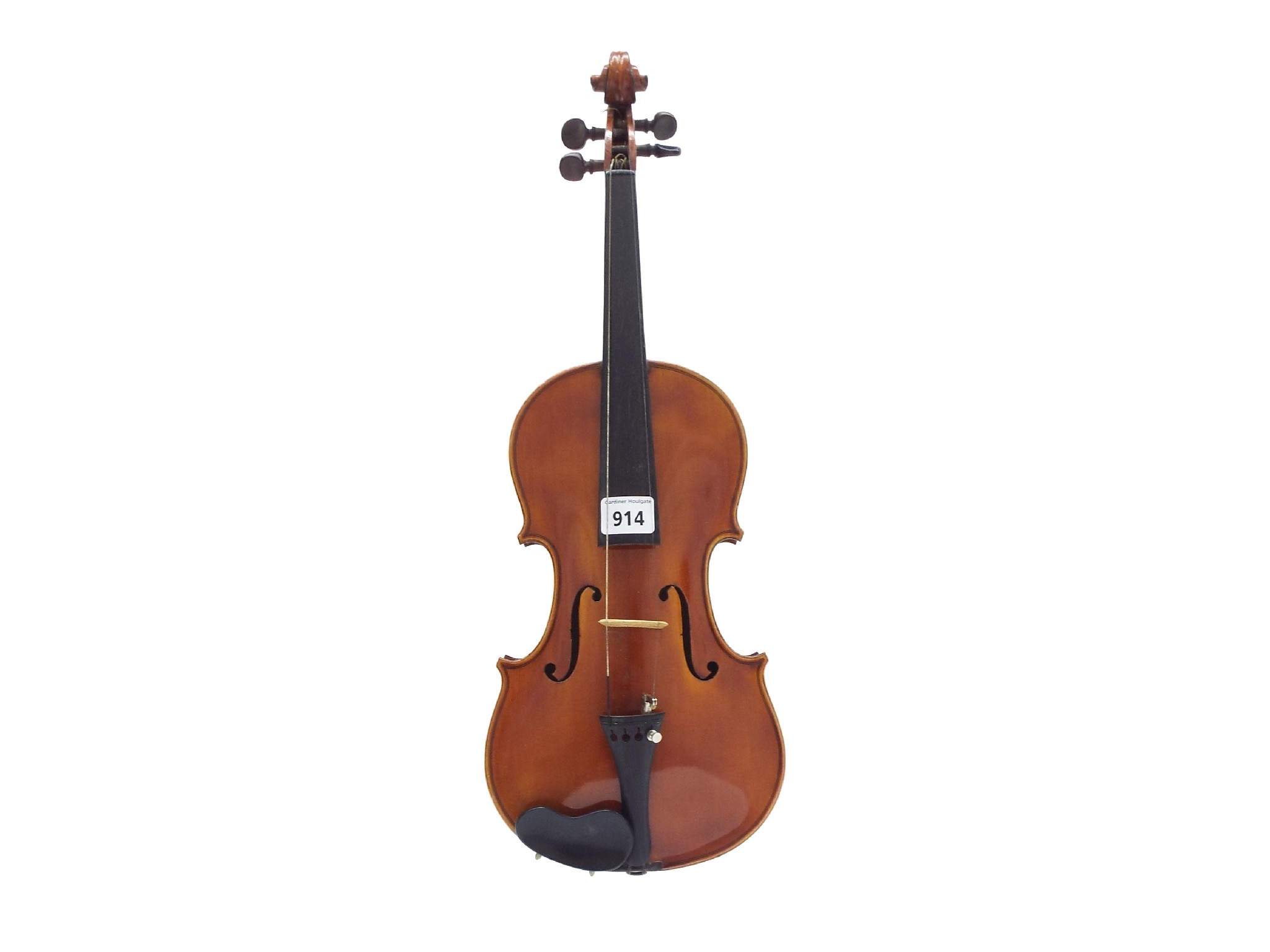 Appraisal: Half size violin labelled Breton Brevete also stamped on the