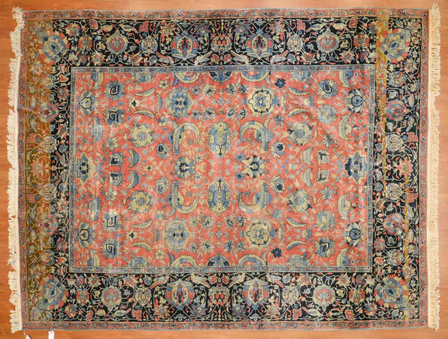 Appraisal: Antique Agra rug approx x India circa Condition Even wear