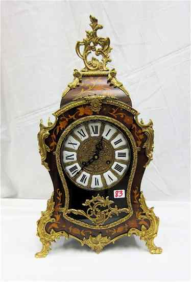 Appraisal: LOUIS XV STYLE MANTEL CLOCK German Hermle Clock Co German