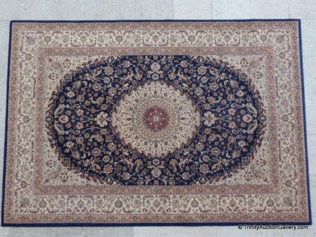 Appraisal: Medium ' x ' Belgium Weaved Area Rug Produced by