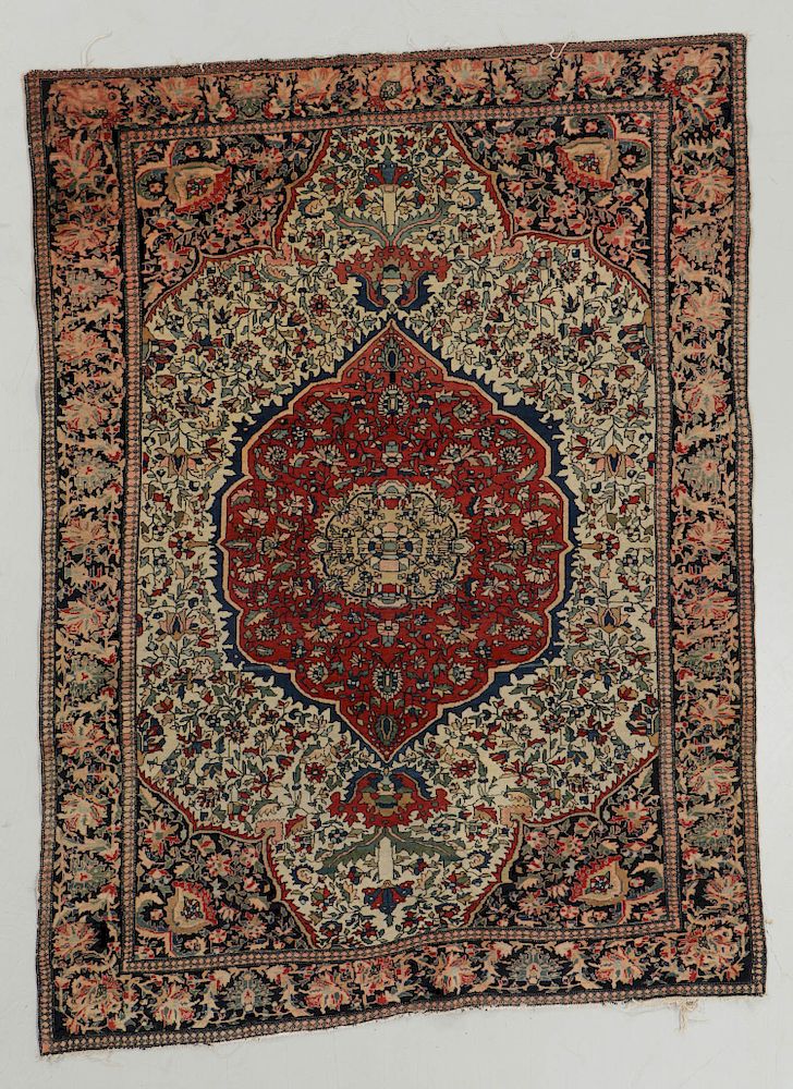 Appraisal: Antique Ferahan Sarouk Rug Persia ' '' x ' ''