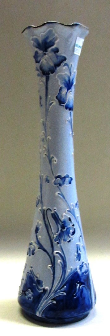 Appraisal: A Moorcroft Macintyre Florian ware vase decorated in the violet