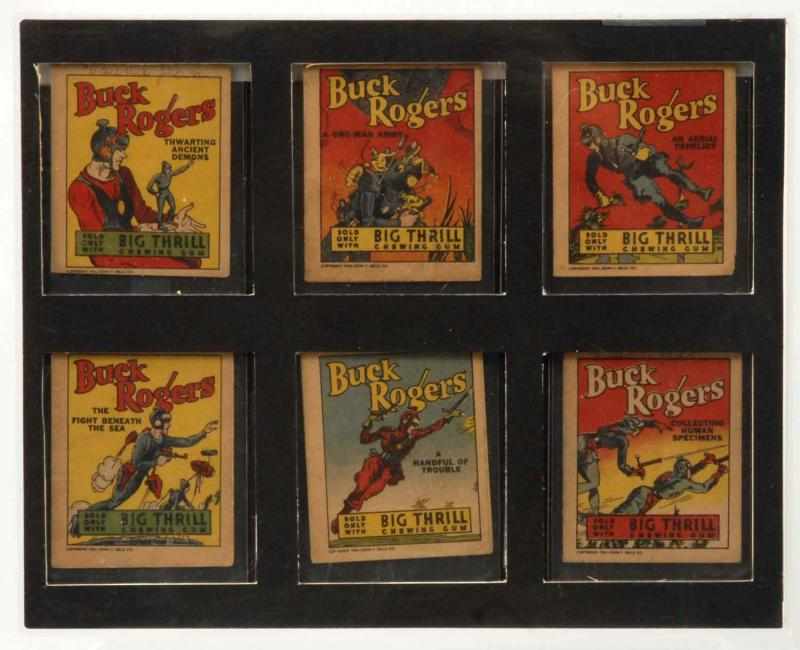 Appraisal: Set of Buck Rogers Big Thrill Gum Booklets Description Premium