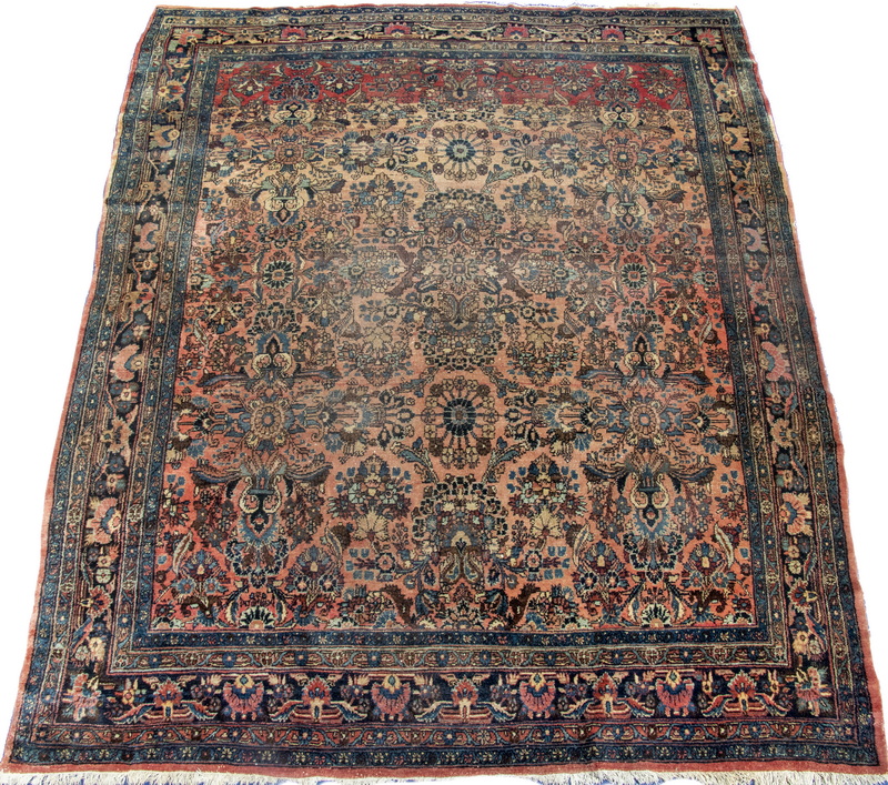 Appraisal: HAMADAN CARPET Northwest Persia Overall design with rosettes floral sprays