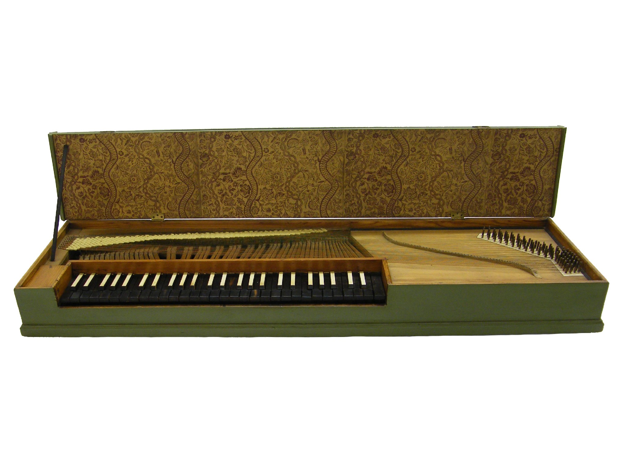 Appraisal: A fretted clavichord by Johann Jacob Bodechtel Nuremberg circa the