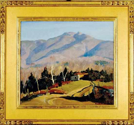 Appraisal: Emile Albert Gruppe Massachusetts - MT MANSFIELD VERMONT FALL OF