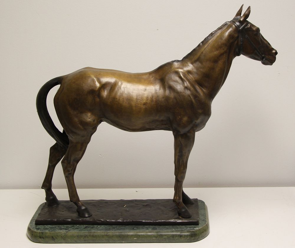 Appraisal: Christophe Fratin French - Signed Large Bronze Horse Beautifull execution