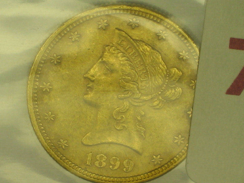 Appraisal: LIBERTY HEAD GOLD AU- The existing luster suggests this coin