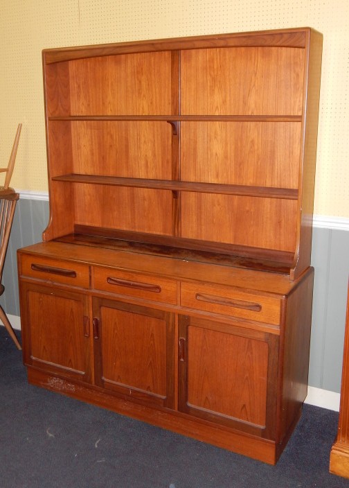 Appraisal: A G-Plan Retro teak dresser the raised back with two