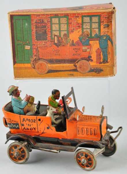 Appraisal: Tin Litho Marx Amos N Andy Taxi Cab Wind-Up Toy