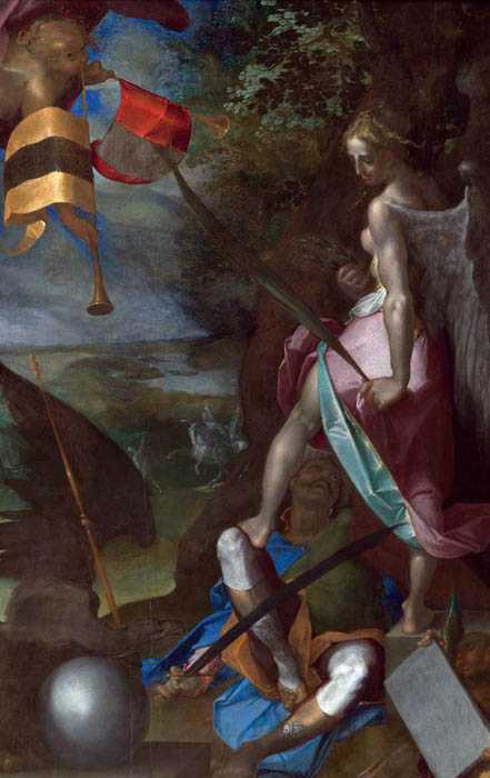 Appraisal: SPRANGER BARTHOLOMAEUS Antwerp - Prague Allegory of the Triumph of