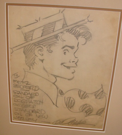 Appraisal: Al Capp American - LI'L ABNER Pencil sketch on back